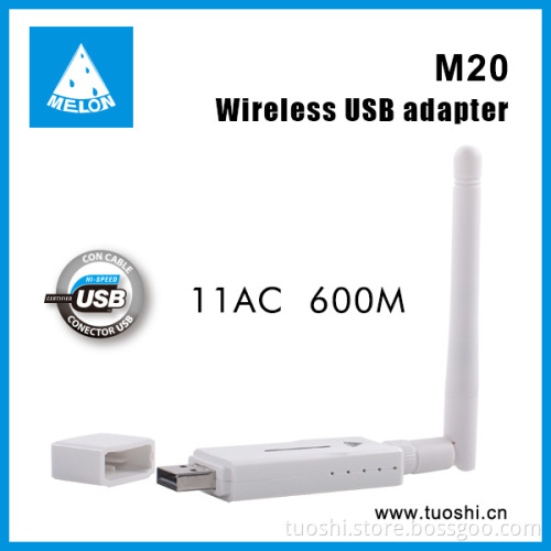 Factory low price 600M 11ac dual band relatek wifi usb dongle Melon M20